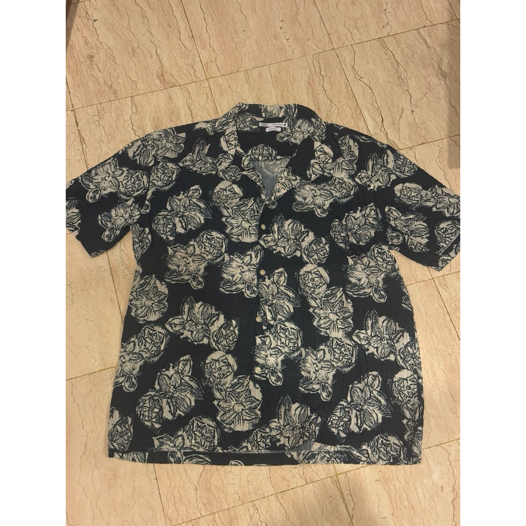 ZARA Men Floral Print Shirt