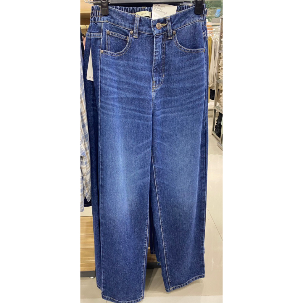 DUST celana kulot jeans celana denim kekinian S-XXXL