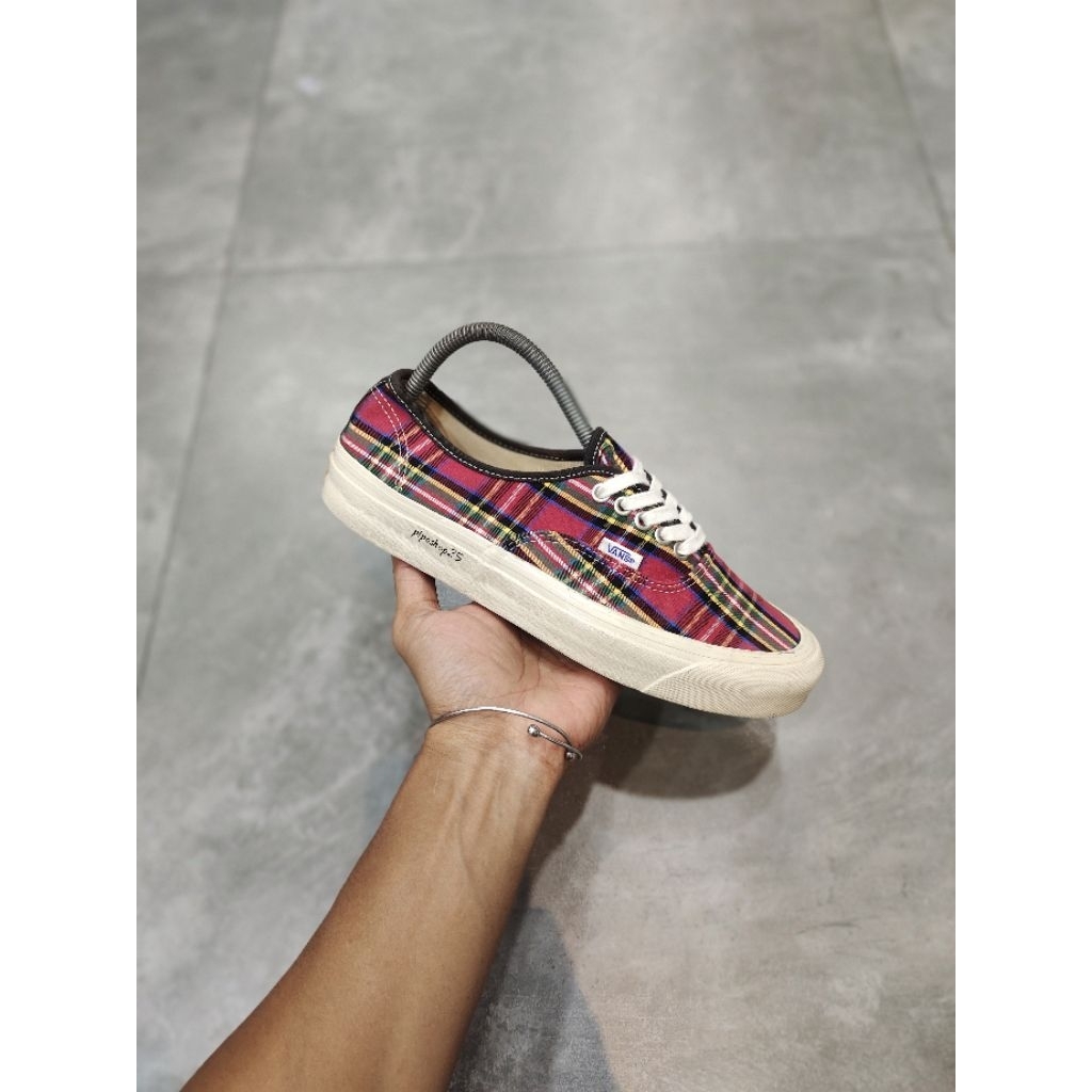 Vans Authentic 44 DX Anaheim Red Brown Blue. size 41 insol 26,5