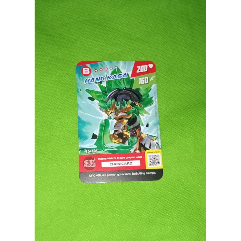 Kartu hang kasa monsta galaxy card choki choki