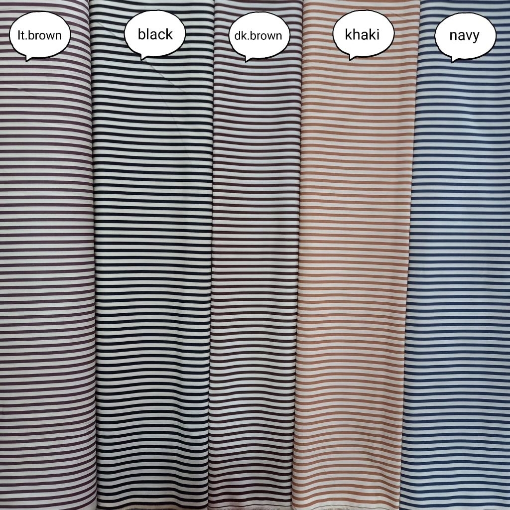 kain katun jepang tokai senko motif salur besar