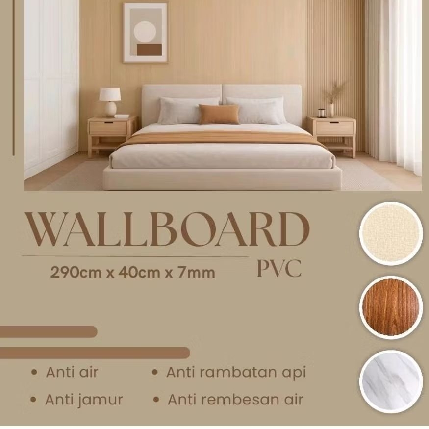 Wallboard PVC | Wallboard Dinding | 290cm x 40cm
