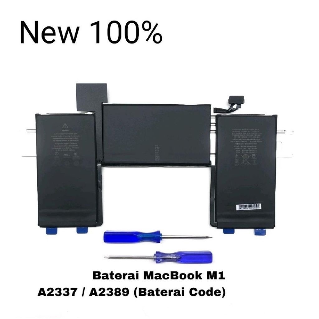 Baterai Apple MacBook Air 13inch M1 A2337 / A2389 Tahun 2021