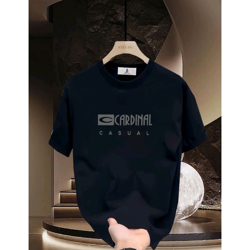 Baju Kaos Distro Cardi Silver KaosUnisexLengan Pendek Bahan Katun 100%TebalPremium Quality - Kaos Pr