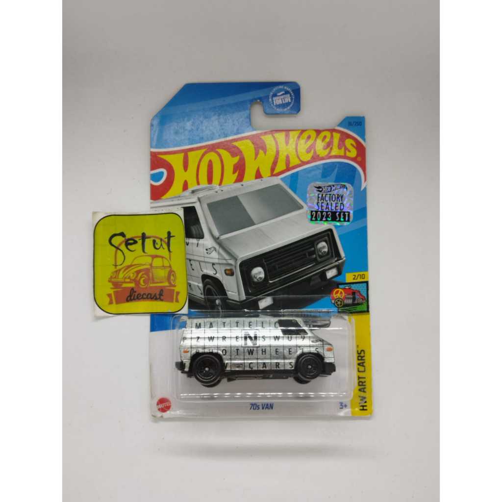 HOT WHEELS HOTWHEELS EXCLUSIVE DODGE 70S VAN ZAMAC FACTORY SEALED FS