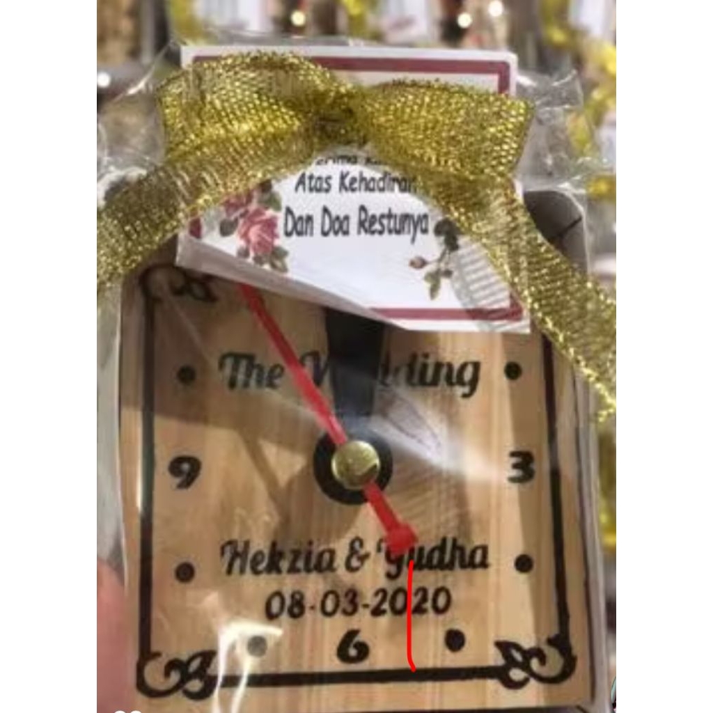 Souvenir Pernikahan Jam Mini Souvenir Untuk pernikahan, hajatan, untuk instansi dll