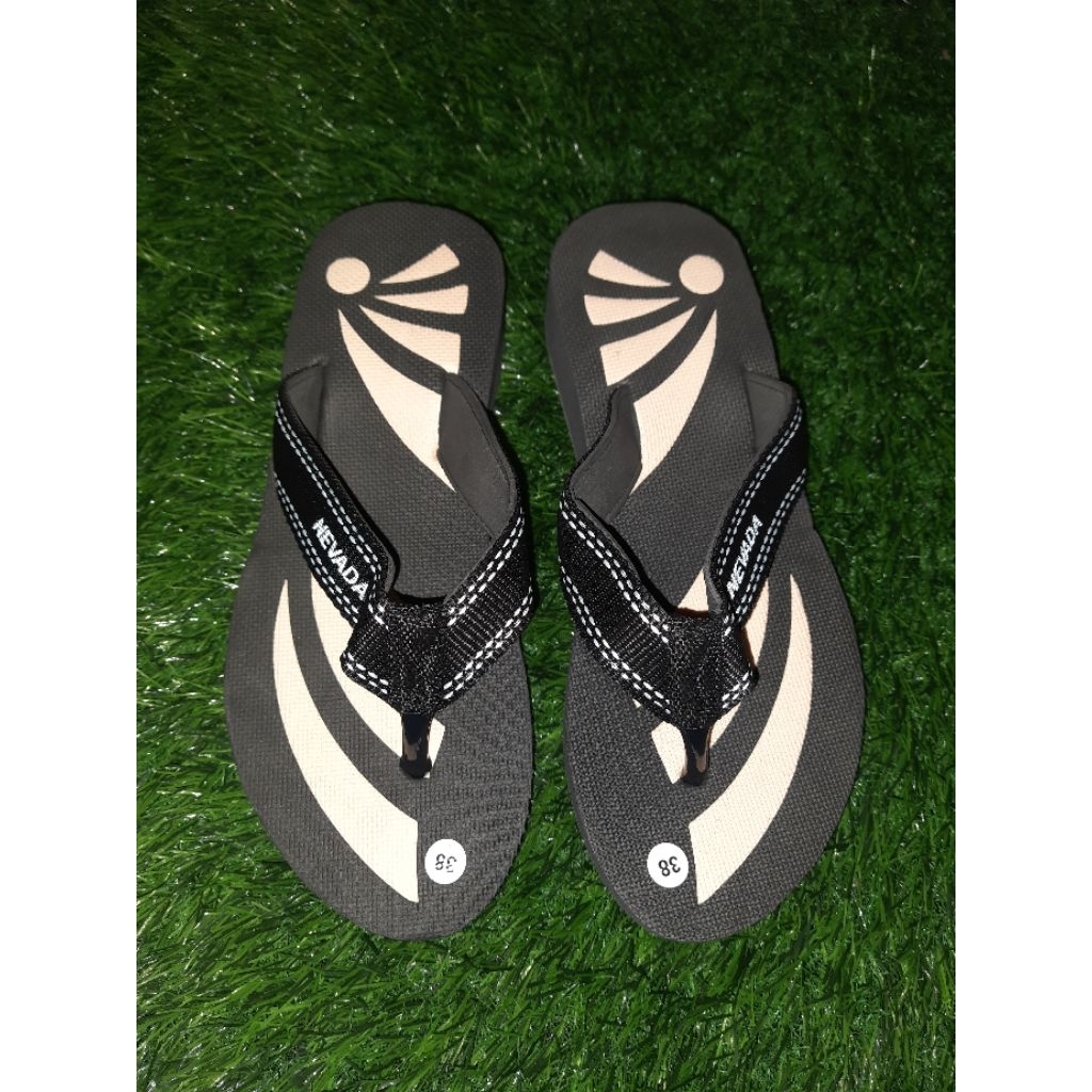 Sandal wedges wanita nevada spon eva