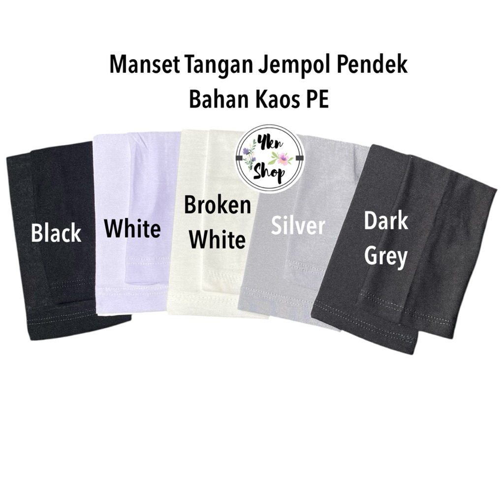 MANSET TANGAN PENDEK - HANDSOCK JEMPOL PENDEK BAHAN KAOS PE