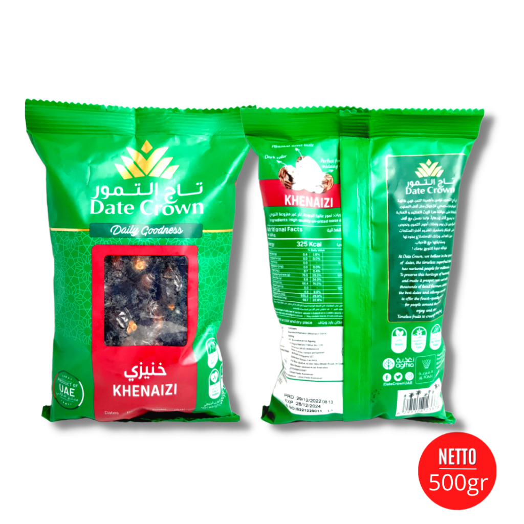 Kurma Date Crown khenaizi 500gr