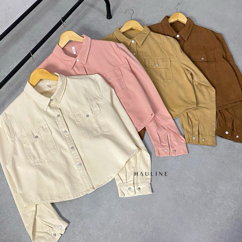 Hauline - CELINE JACKET I JACKET CROP JEANS DENIM