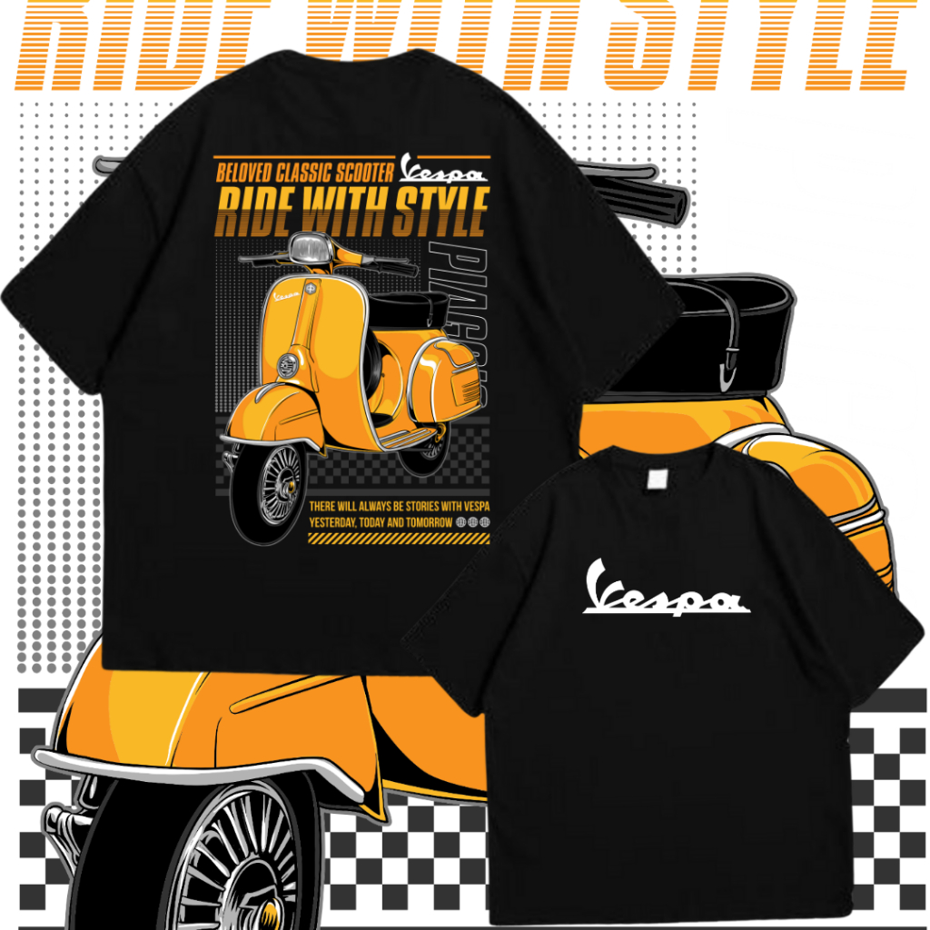 Kaos Motor Vespa Special // Kaos Vespa // Baju Vespa // Vespa