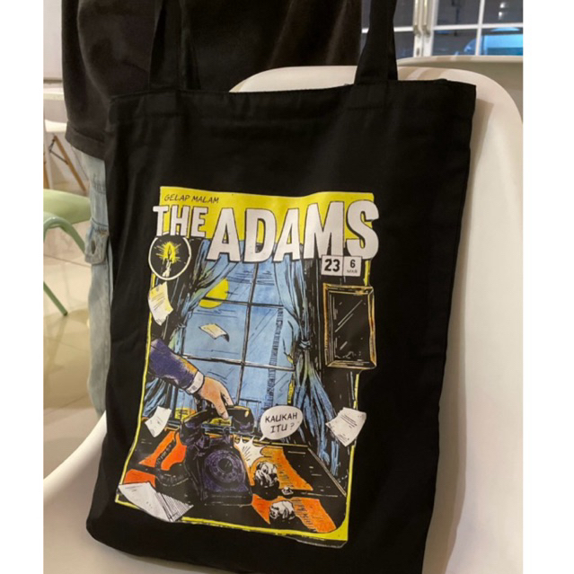 Totebag Band Indie The Adams Gelap Malam
