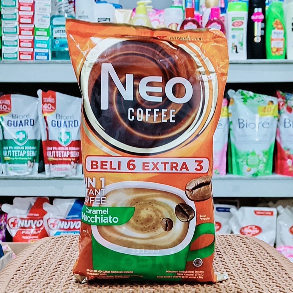 NEO Coffee Caramel Machiato Kopi Isi 9Pcs