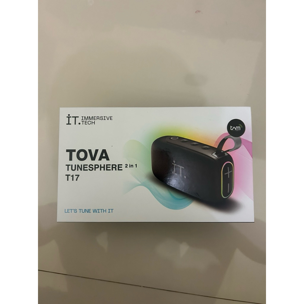 TOVA Tunesphere T17 2in1 Bluetooth Speaker by iT – 100% Ori – BNIB Segel