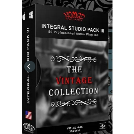 Nomad Factory Integral Studio - The Ultimate Vintage Plug-ins Collection.