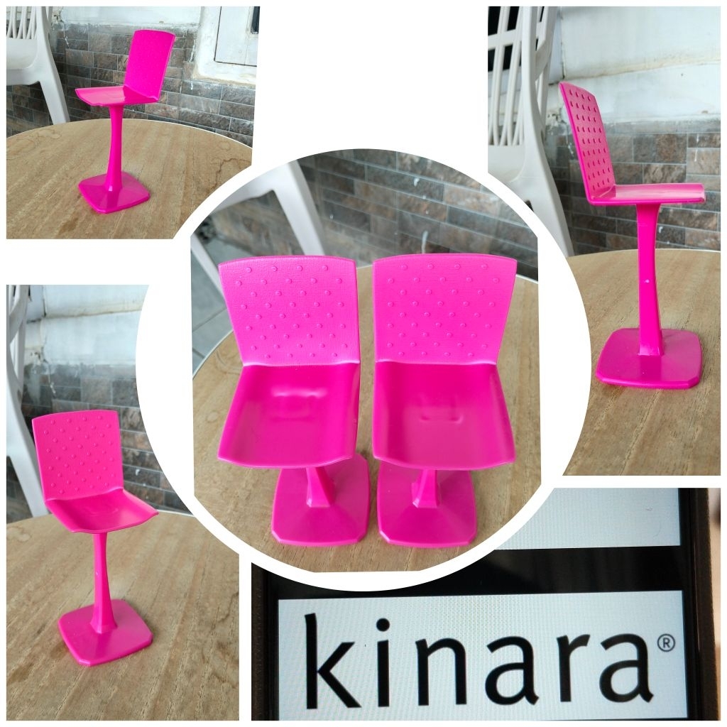 Kursi Bartender Pink Fuschia Barbie Doll Original Mattel