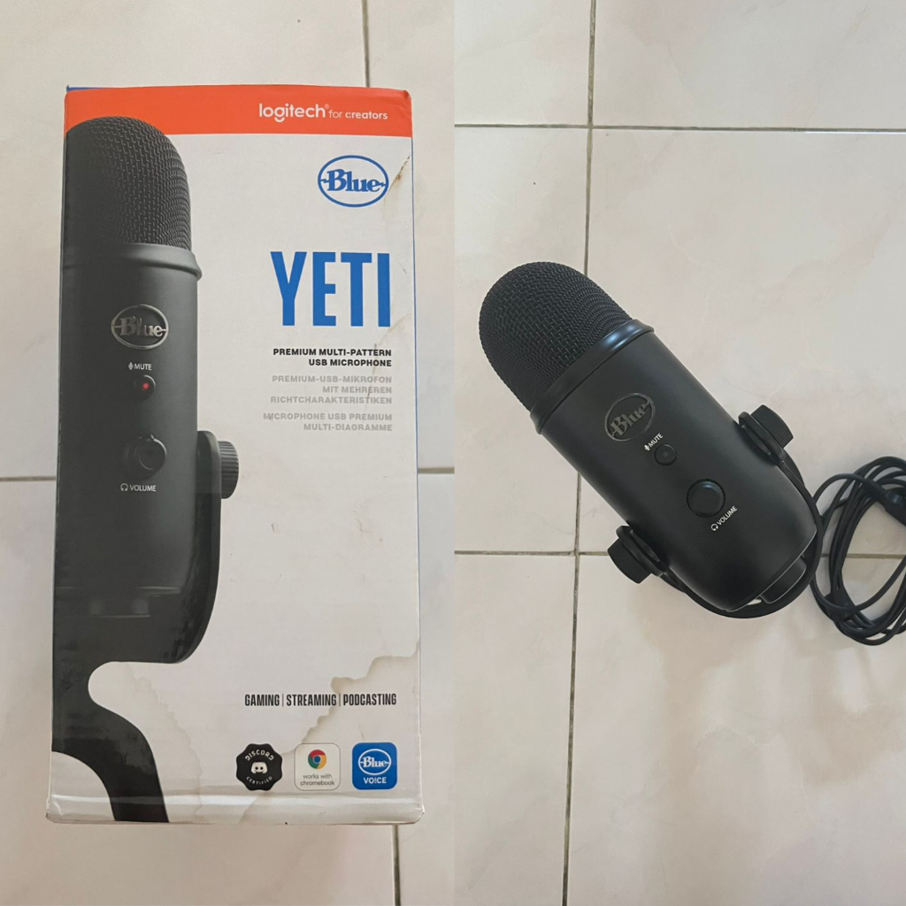 PRELOVED/SECOND BLUE YETI Microphone Podcast / Gaming / ASMR / Streaming Original