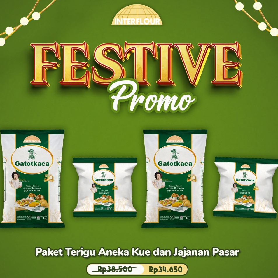 Paket Terigu Aneka Kue dan Jajanan Pasar INTERFLOUR