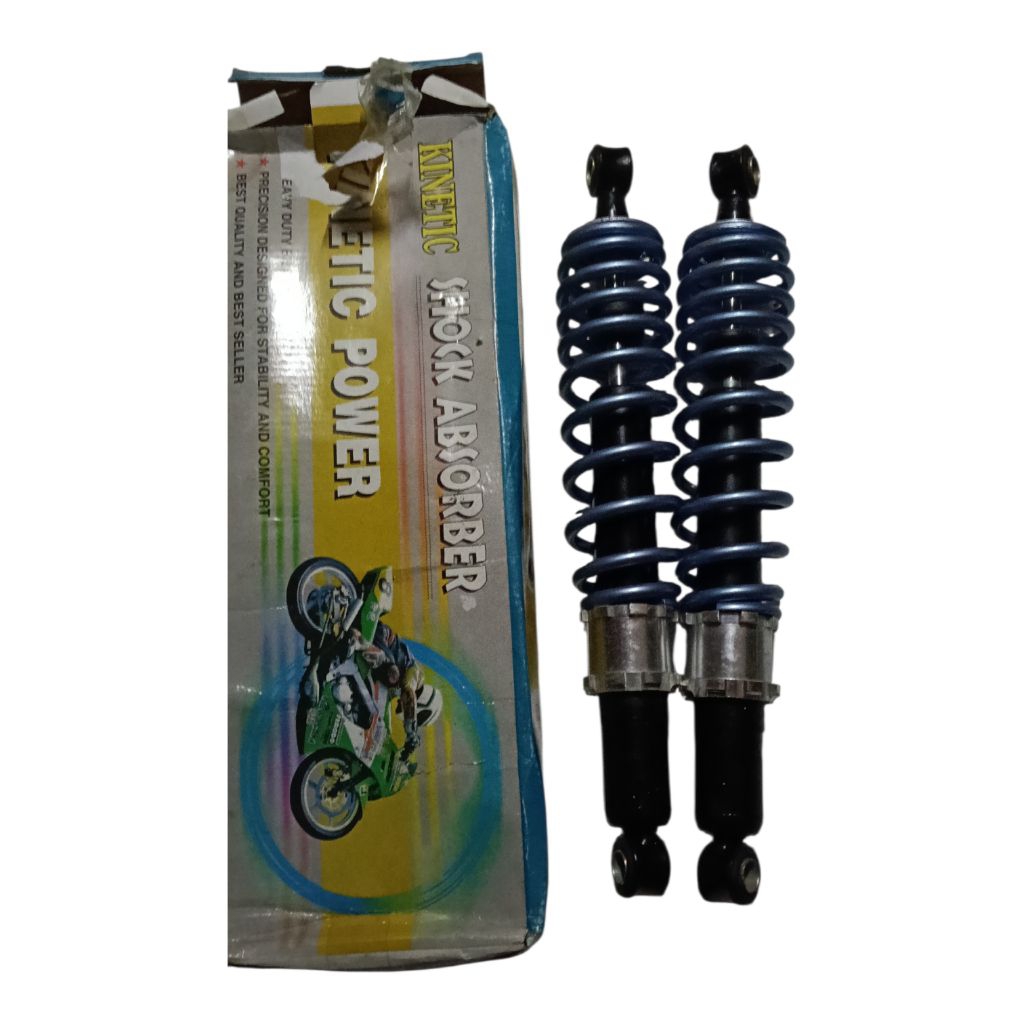 SHOCKBREAKER Shock Breaker Variasi 320mm 340mm ABU BIRU Motor Bebek Supra Astrea Grand Revo Blade Ka