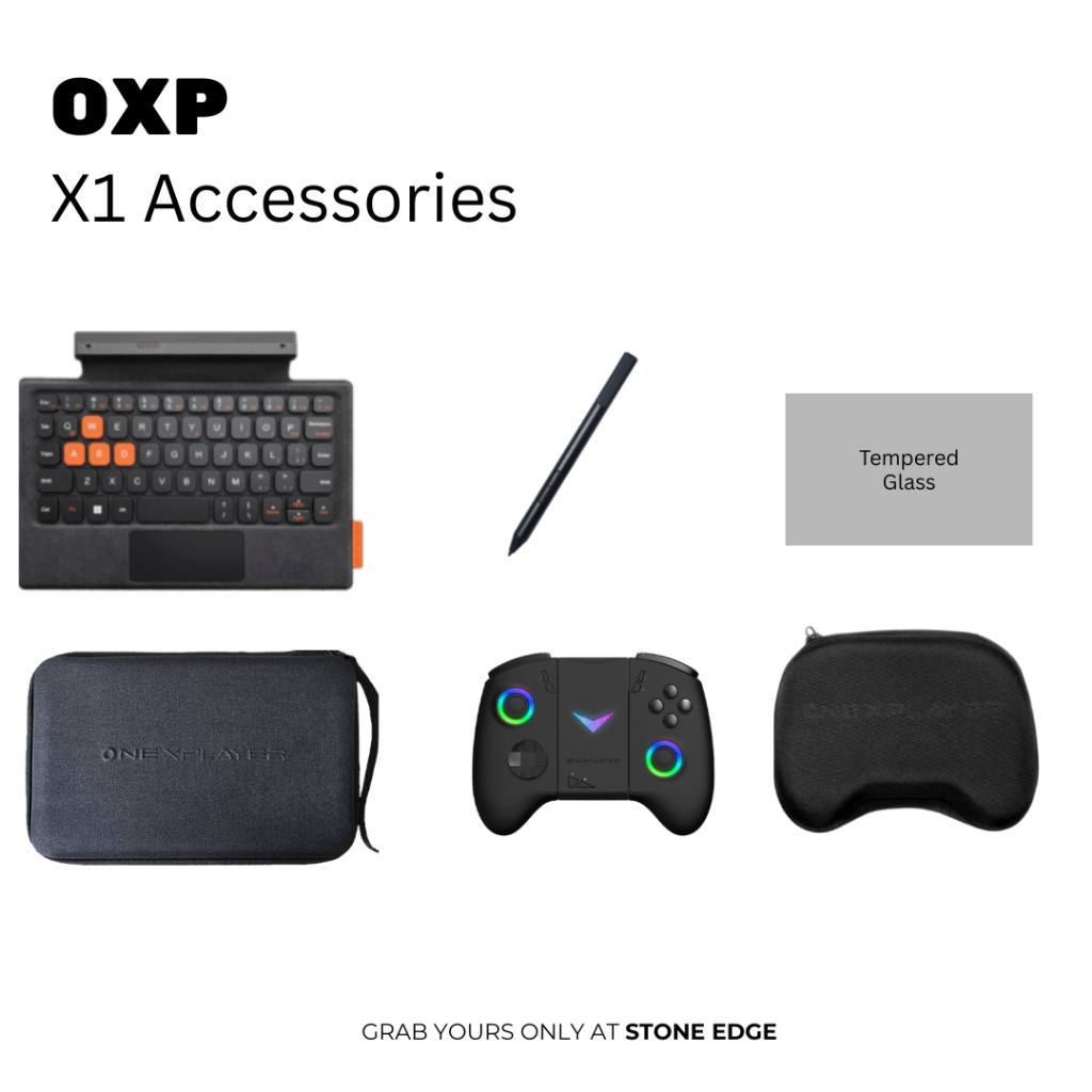 OXP X1 AMD 155H OneXPLAYER X1 10.95 inch Accessories Aksesoris Tempered Glass, Connecting Controller