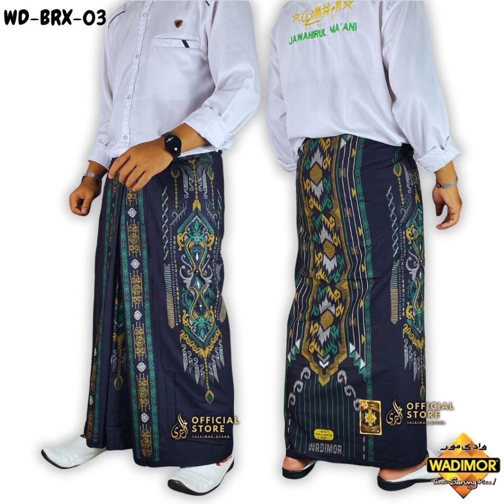 Sarung Wadimor Motif Batik Borneo Terbaru | Sarung Wadimor Pria Muslim Dewasa Motif Batik Terbaru