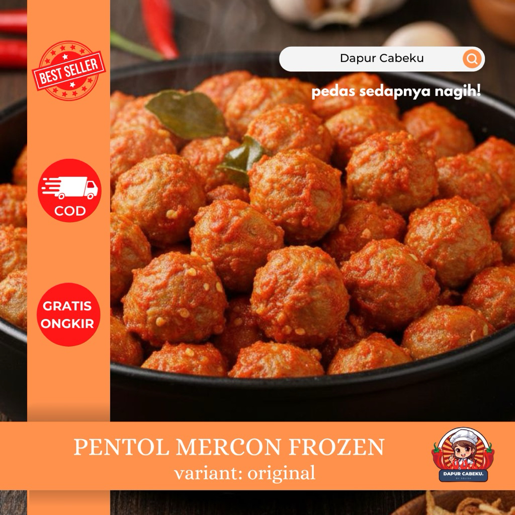 FROZEN PENTOL MERCON ORI BY DAPUR CABEKU