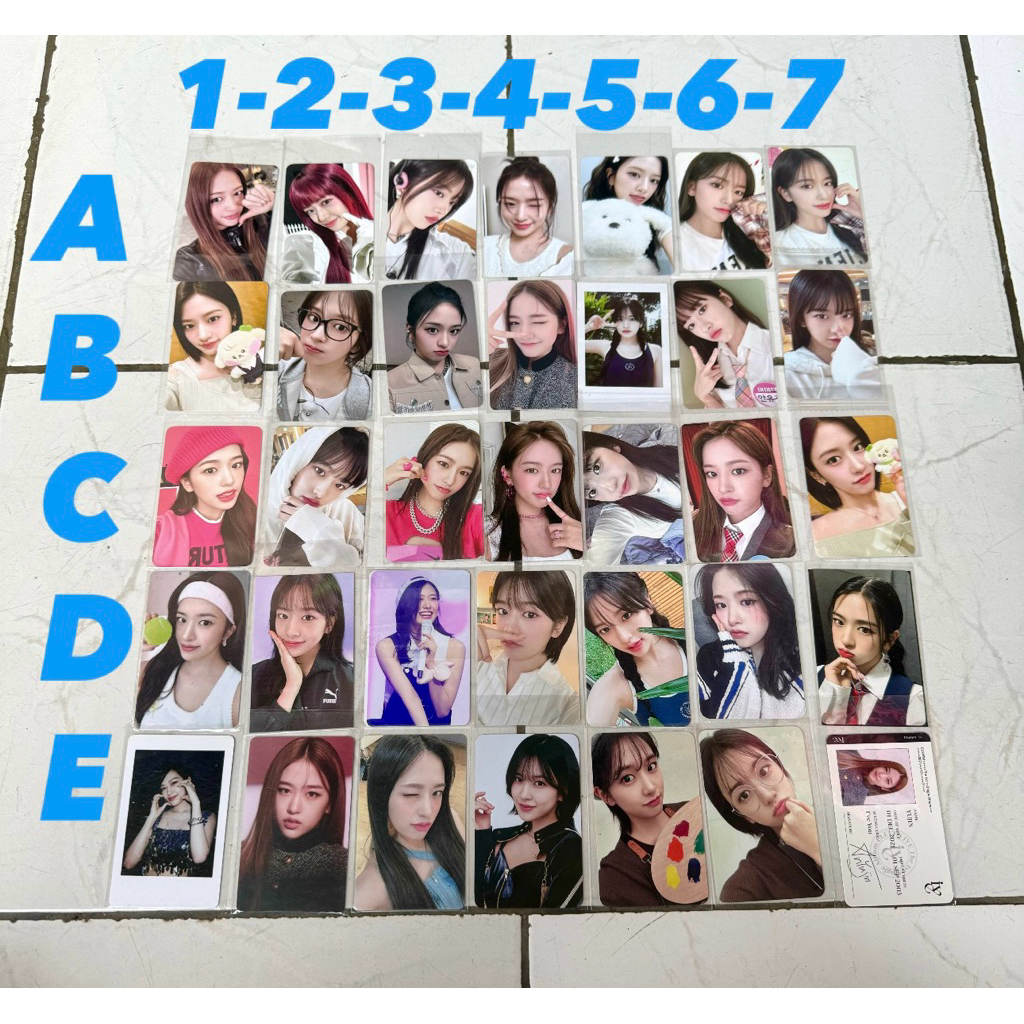 PHOTOCARD PC IVE YUJIN