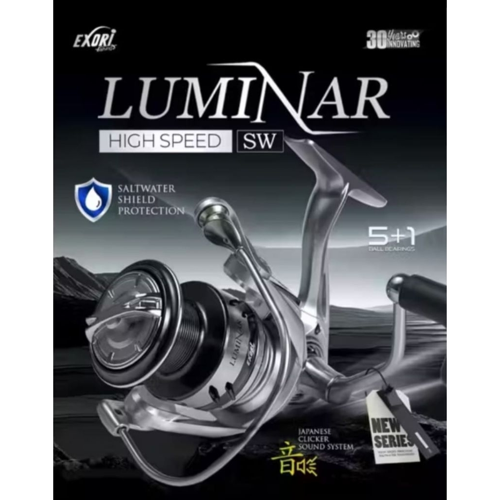 REEL PANCING EXORI LUMINAR POWER HENDEL SALTWATER ORIGINAL