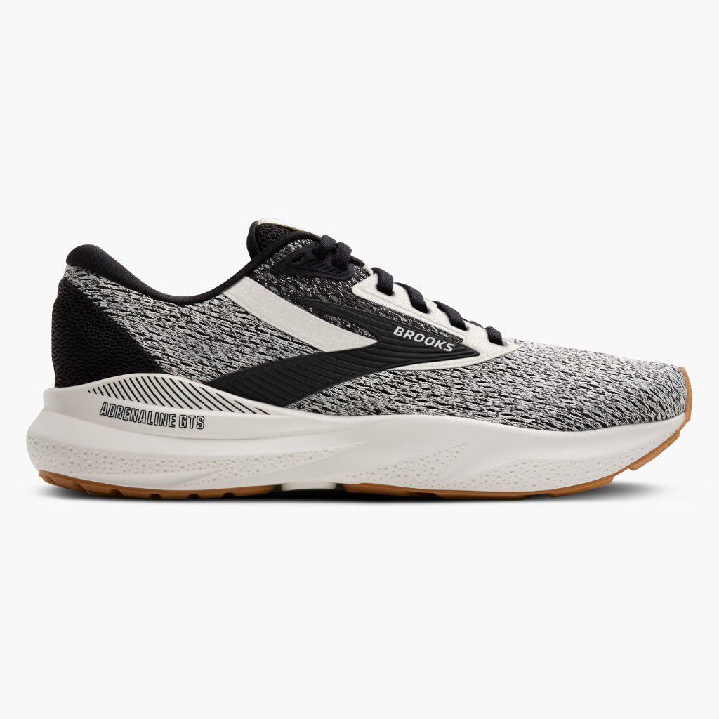 SEPATU RUNNING BROOKS ADRENALINE GTS 24 COCONUT BLACK ORIGINAL