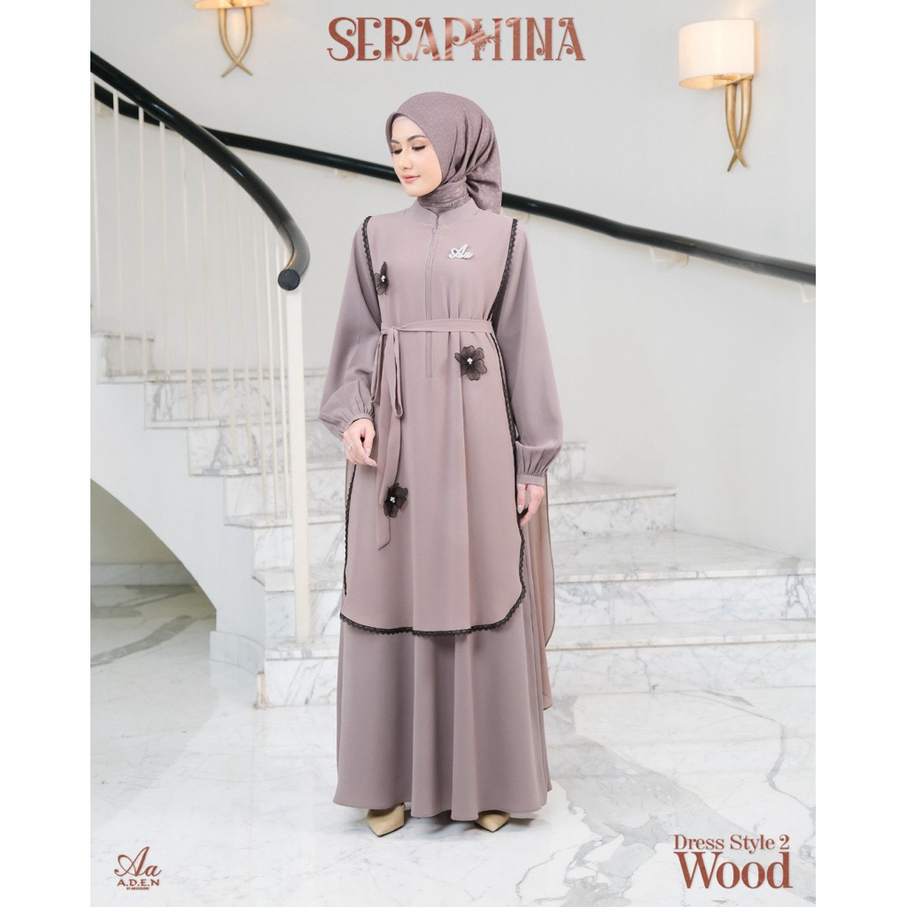 preloved seraphina dress by aden hijab