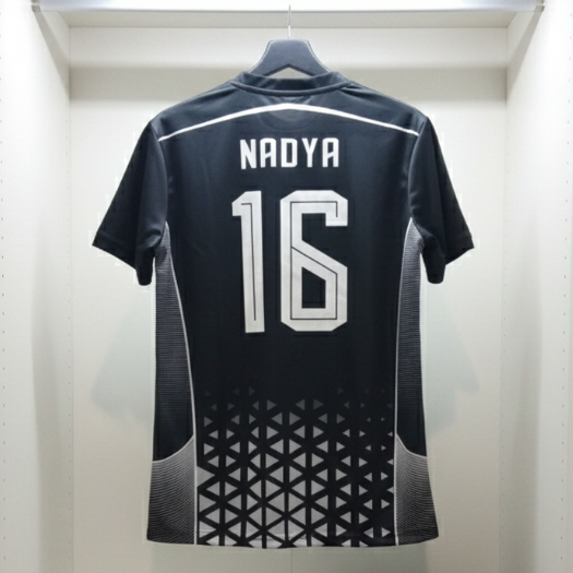 SPECS.21 Baju Kaos Jersey Cewek Cowok Singlet Lengan Hitam Full Printing Jersey Voli Cewek Set 3D Cu