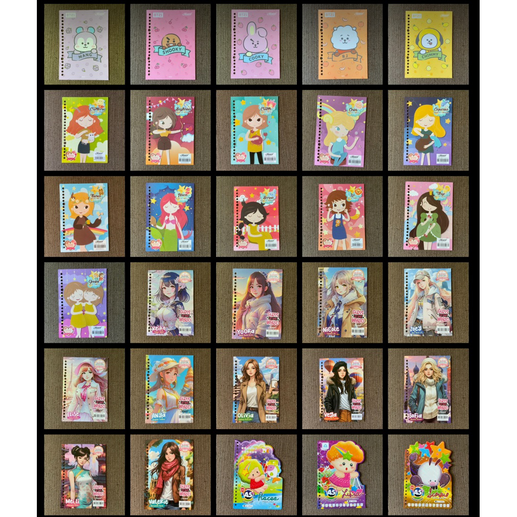 Pembatas isi binder harvest / pembatas isi binder alfa zodiac / harvest girl / harvest zodiac / harv