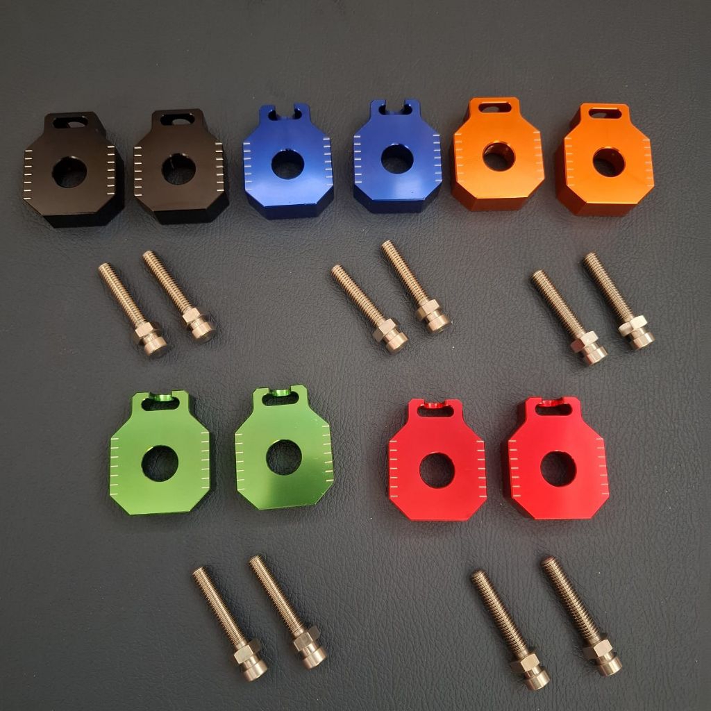 SETELAN PENGENCANG RANTAI CNC PNP SWING ARM REPLIKA KTM BESI KLX150 CRF150L WR155