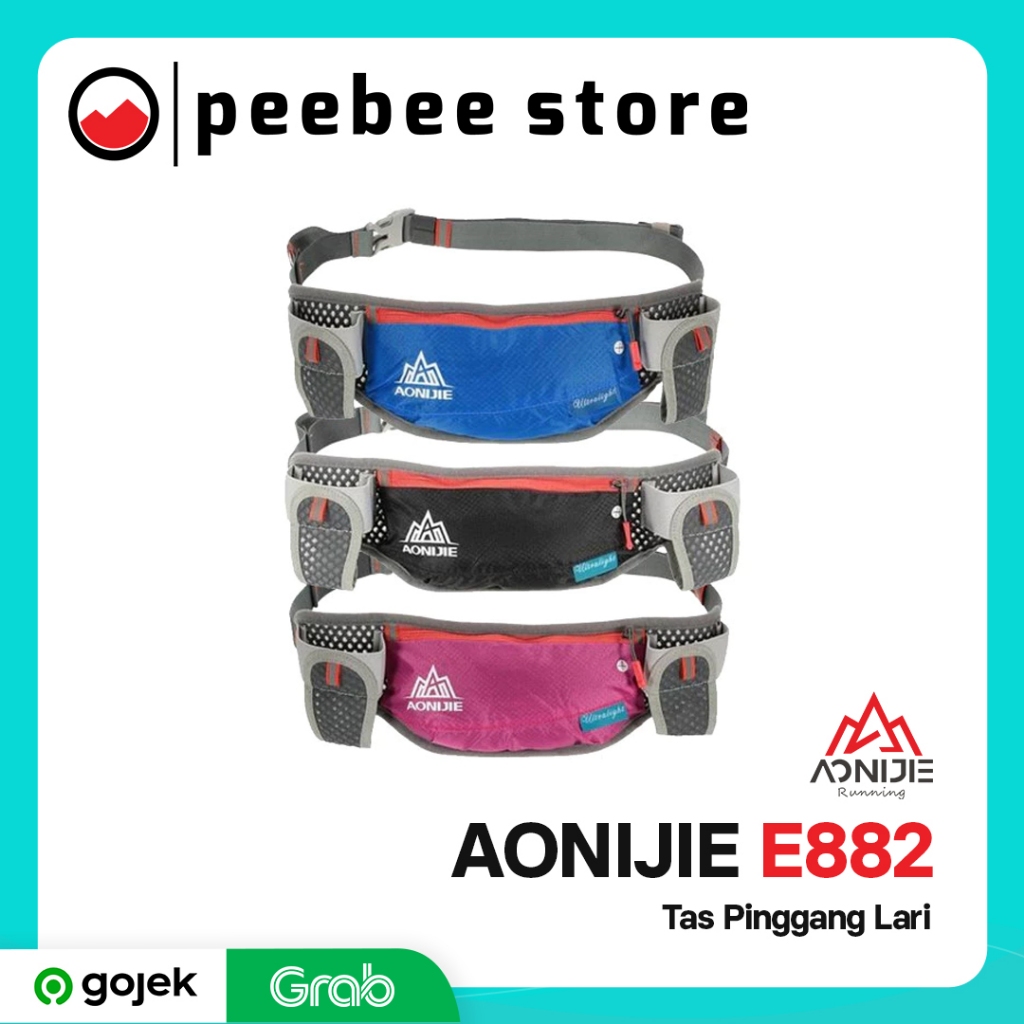 Aonijie E882 Running Belt Waist Bag Pack - Tanpa Botol