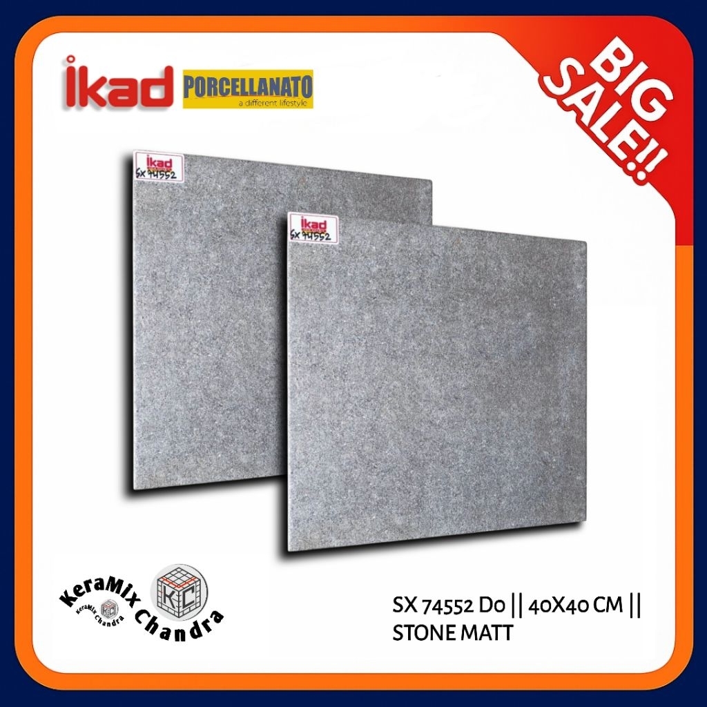 Keramik Kasar || IKAD SX 74552 D0 40x40 KW 1 Grade A || Keramik Dapur || Keramik Kamar Mandi || Kera
