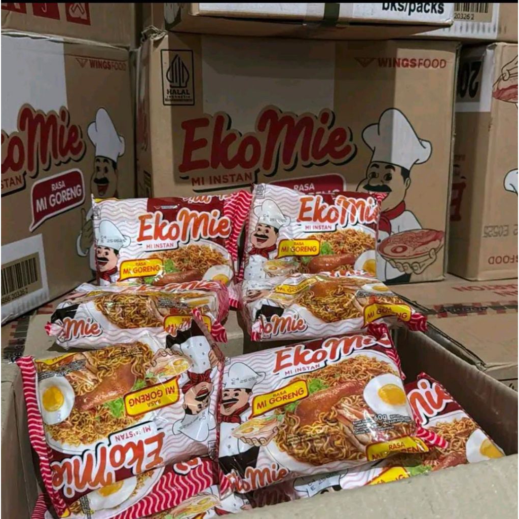 20pcs Eko mie goreng kemasan 60gr