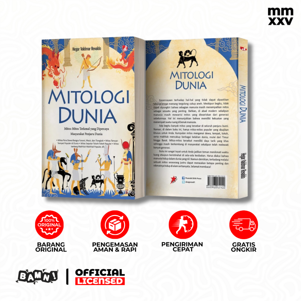 Buku Mitologi Dunia - Hegar Valdmar Revaldo - DIVA Press