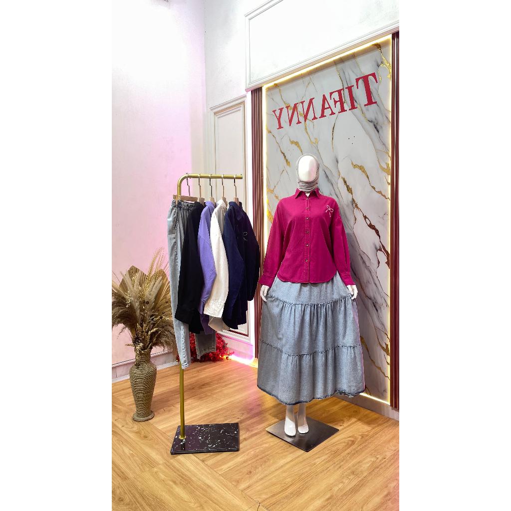 NAFIRA SETELAN KULOT BORDIR WANITA PREMIUM