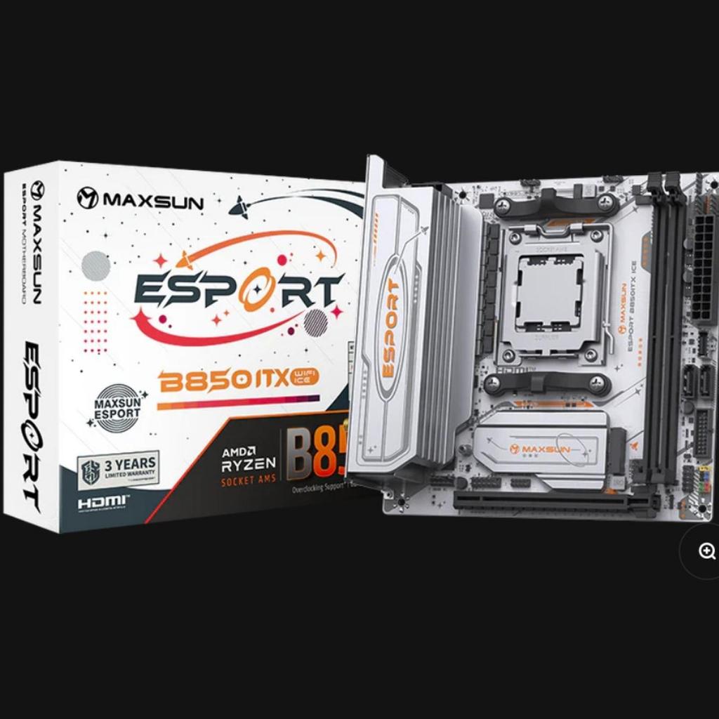 MAXSUN eSport B850 ITX WIFI ICE | AM5 MOTHERBOARD B850I