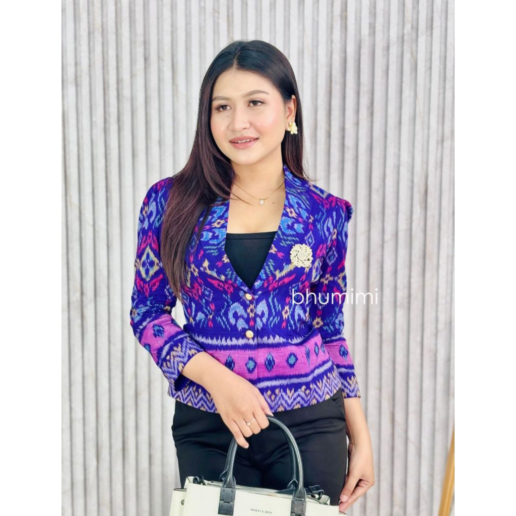 Blazer Endek Tenun/Blazer Wanita/Endek Bali