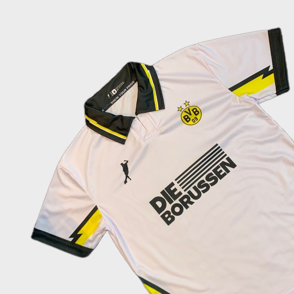 jersey rabona vintage fantasi DORTMUND WHITE /jersey fantasi/jersey retro/jersey vintage/jersey club