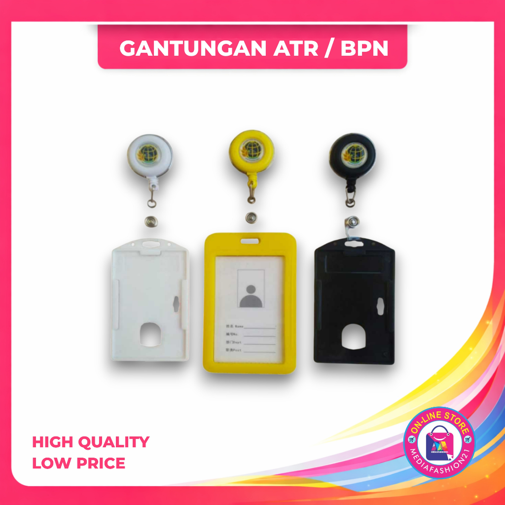 GANTUNGAN YOYO ID CARD BPN/KEMENTERIAN ATR + TEMPAT ID CARD
