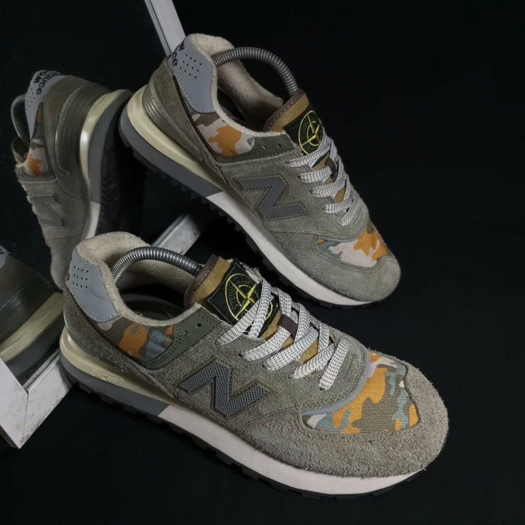 SEPATU SNEAKERS NB574 STONE ISLAND SIZE 43