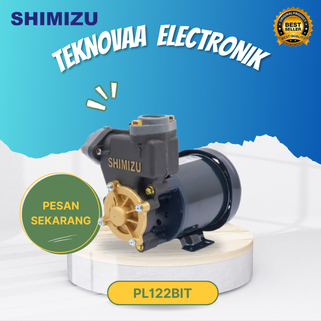 SHIMIZU POMPA AIR PL 122BIT AUTOMATIC PUMP/PL122BIT/PL122 BIT/PL 122BIT/PL 122 BIT/ORIGINAL GARANSI