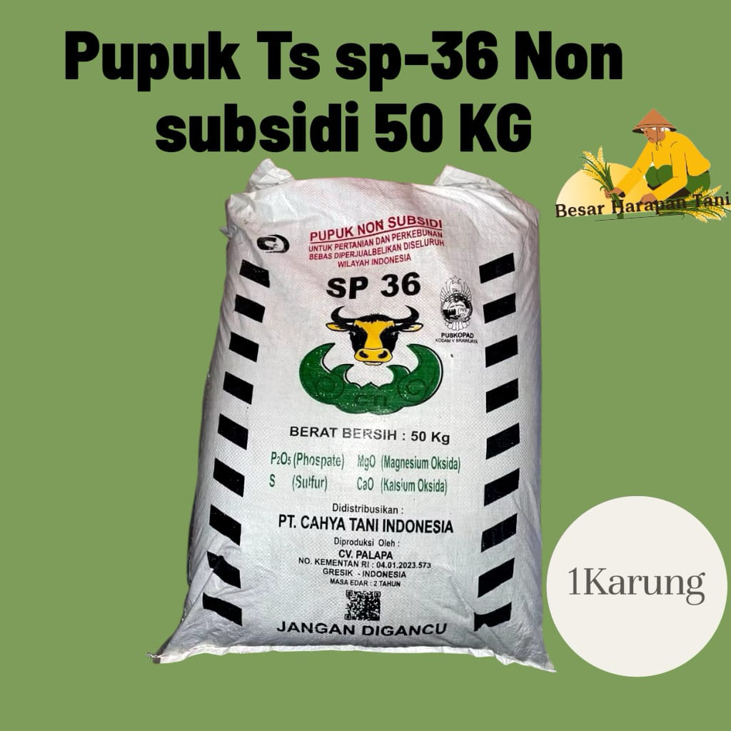 Pupuk Ts Sp-36 Non Subsidi 50 KG  Bisa Bayar Di Tempat / COD