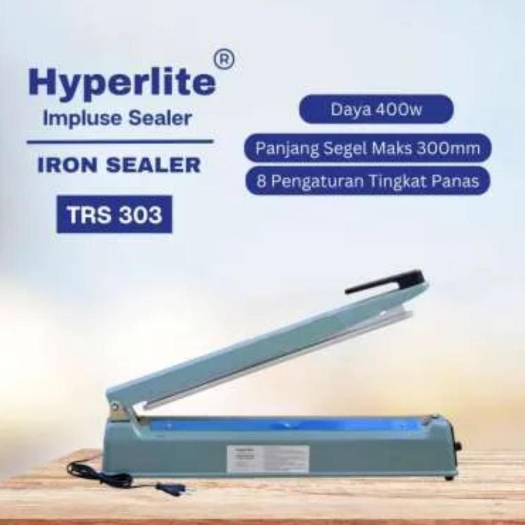 PRES PLASTIK 30 CM IMPULSE SEALER HYPERLITE BODY BESI 300mm IRON SEALER
