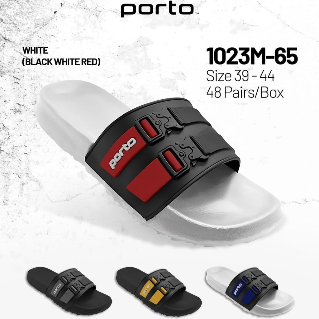 SANDAL KARET PORTO LAKI LAKI SANDAL PRIA SLOP PORTO 1023M