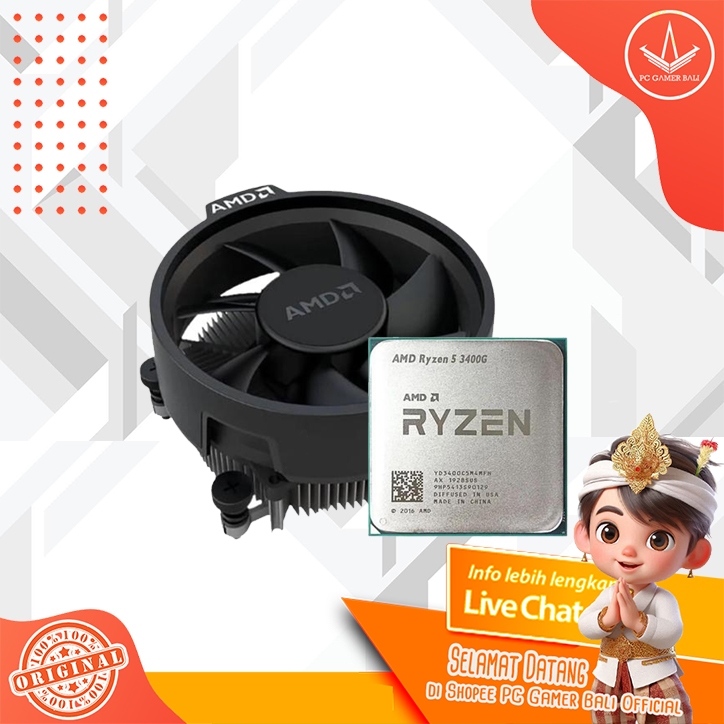 Processor AMD Ryzen 5 3400G Tray