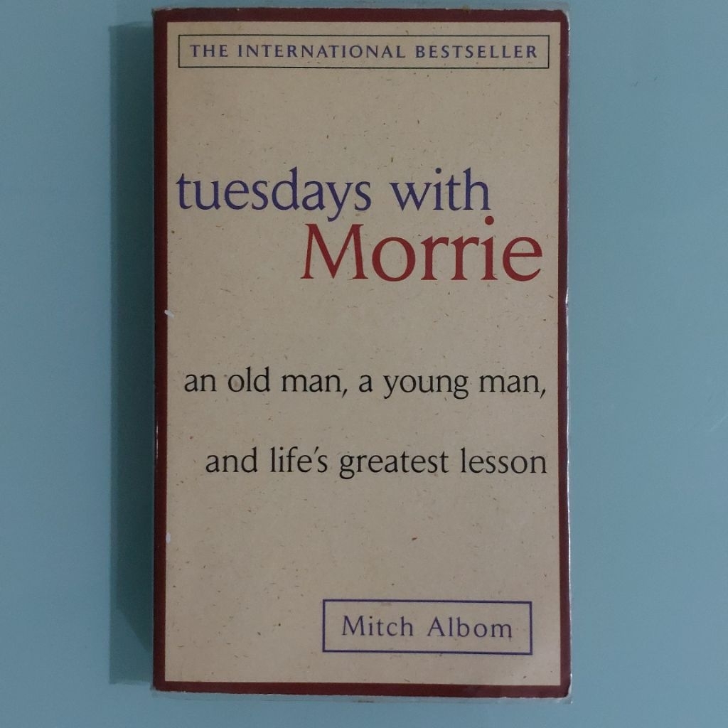 AR PRELOVED Tuesday with Morrie by Mitch Albom English Book