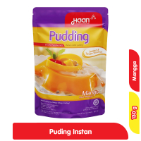 Haan Puding Instan Mangga 130g – Bubuk Puding Siap Pakai & Praktis – Tekstur Lembut & Rasa Mangga Se